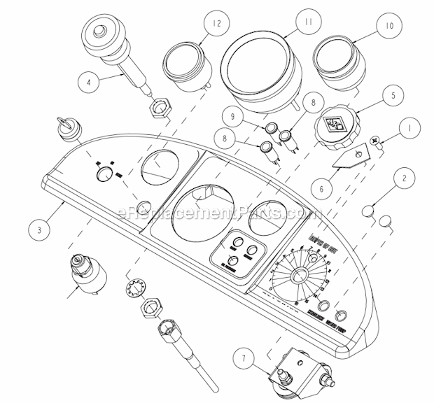Page E Diagram and Parts List for MK-4024KB  MK Diamond Concrete Saw